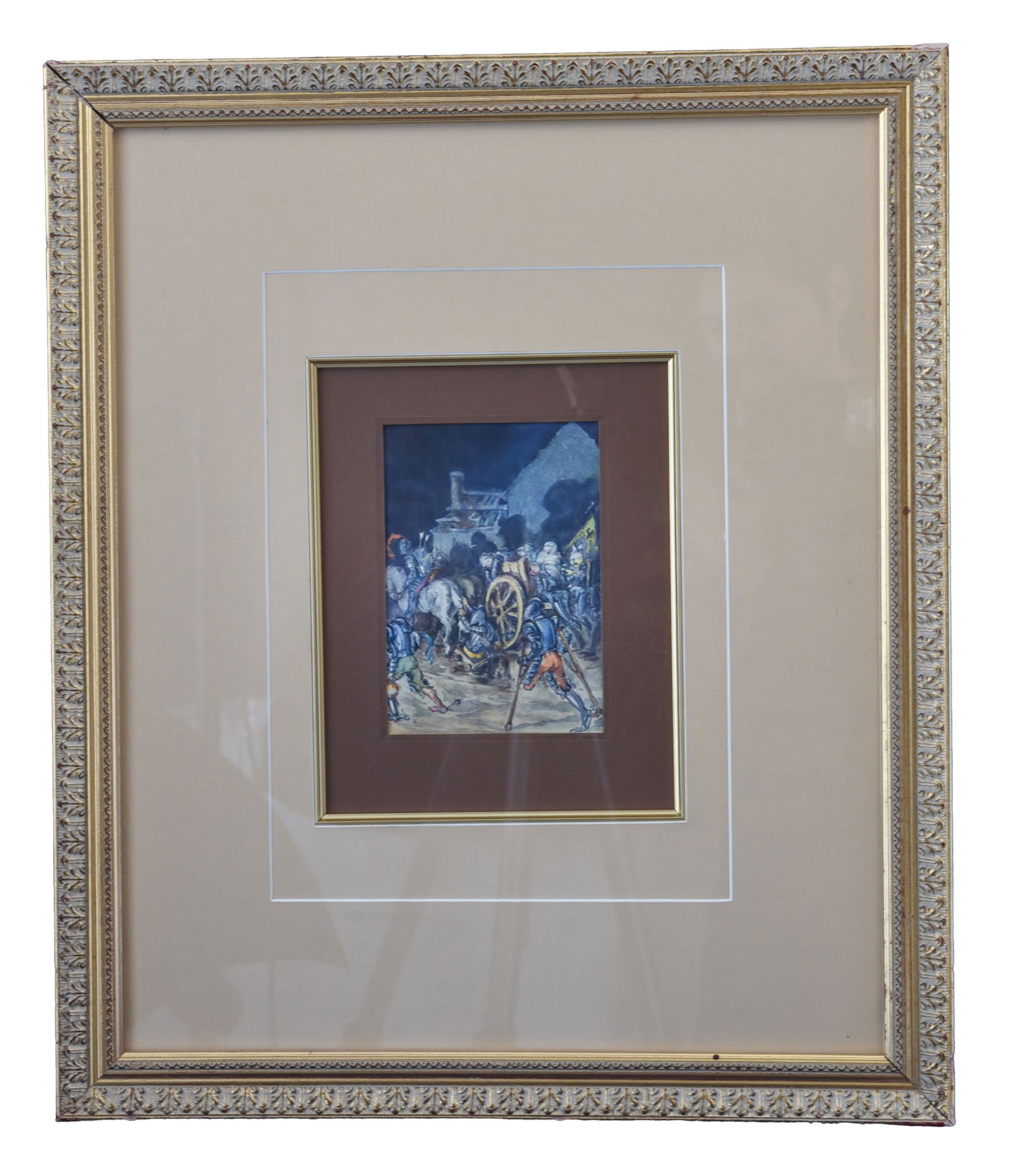 Night Muster,Watercolor Signed (1 of 2)