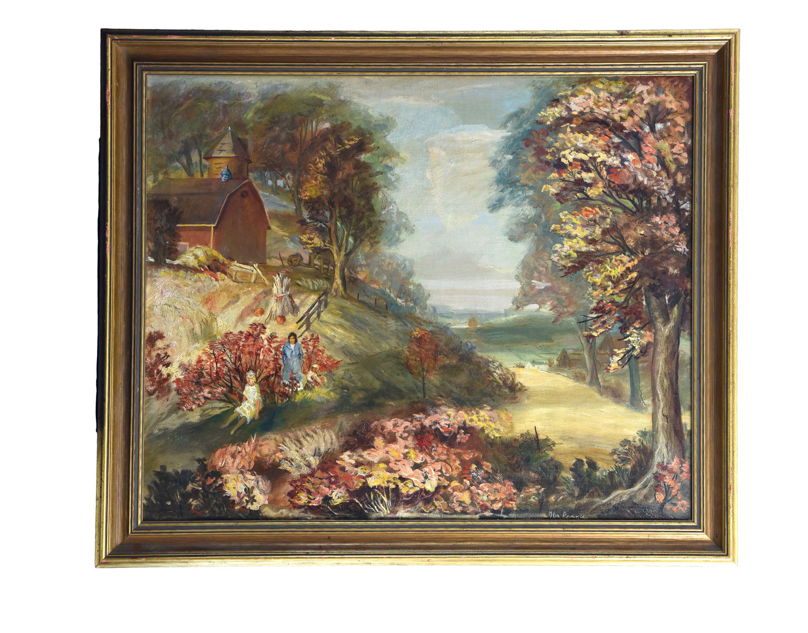 Glen Allison Ranney (American 1896-1959), Road Through a Fall Landscape, Oil on Canvas (1 of 2)