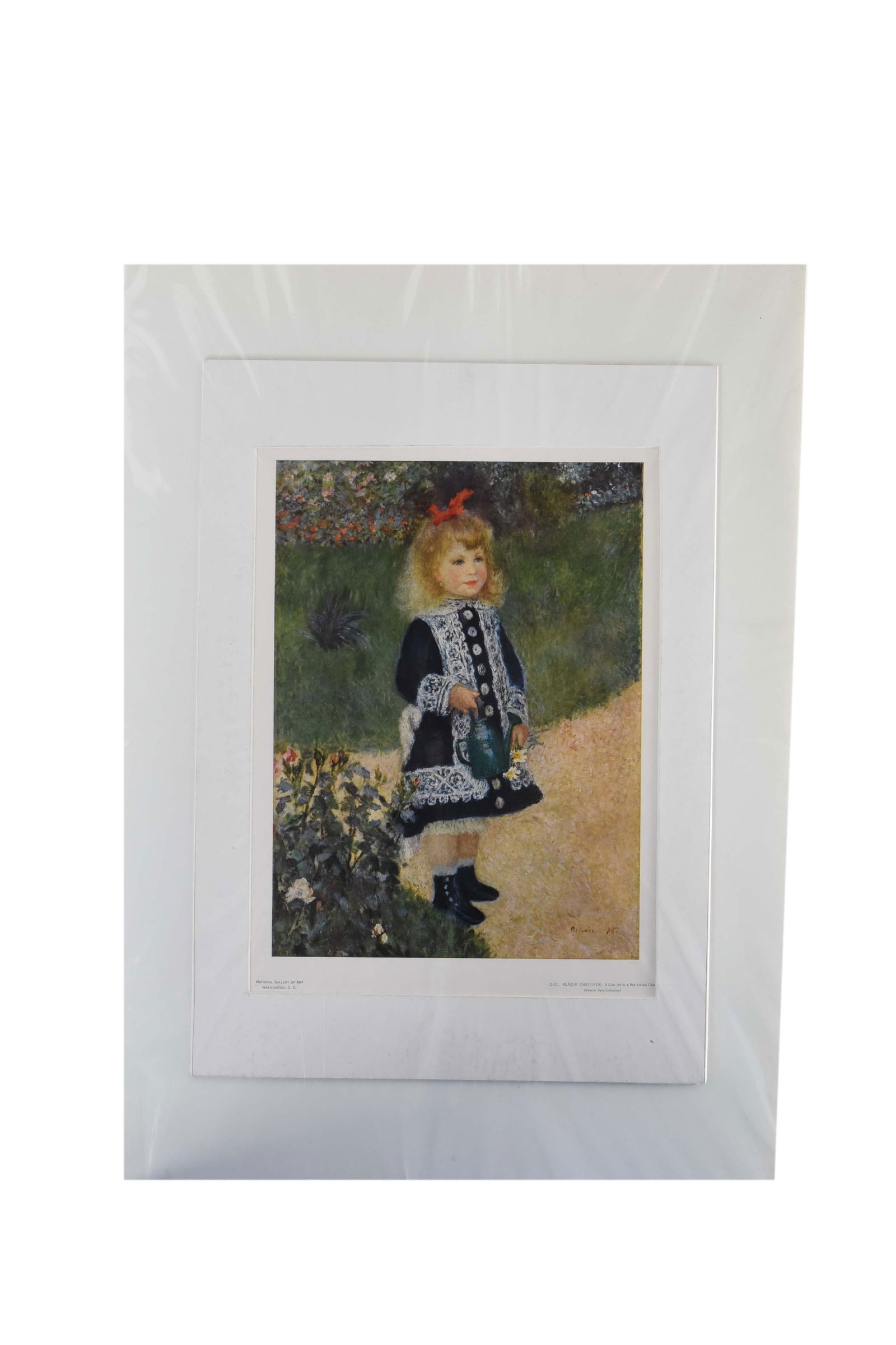 Pierre-Auguste Renoir, A Girl with a Watering Can, Lithograph (1 of 2)