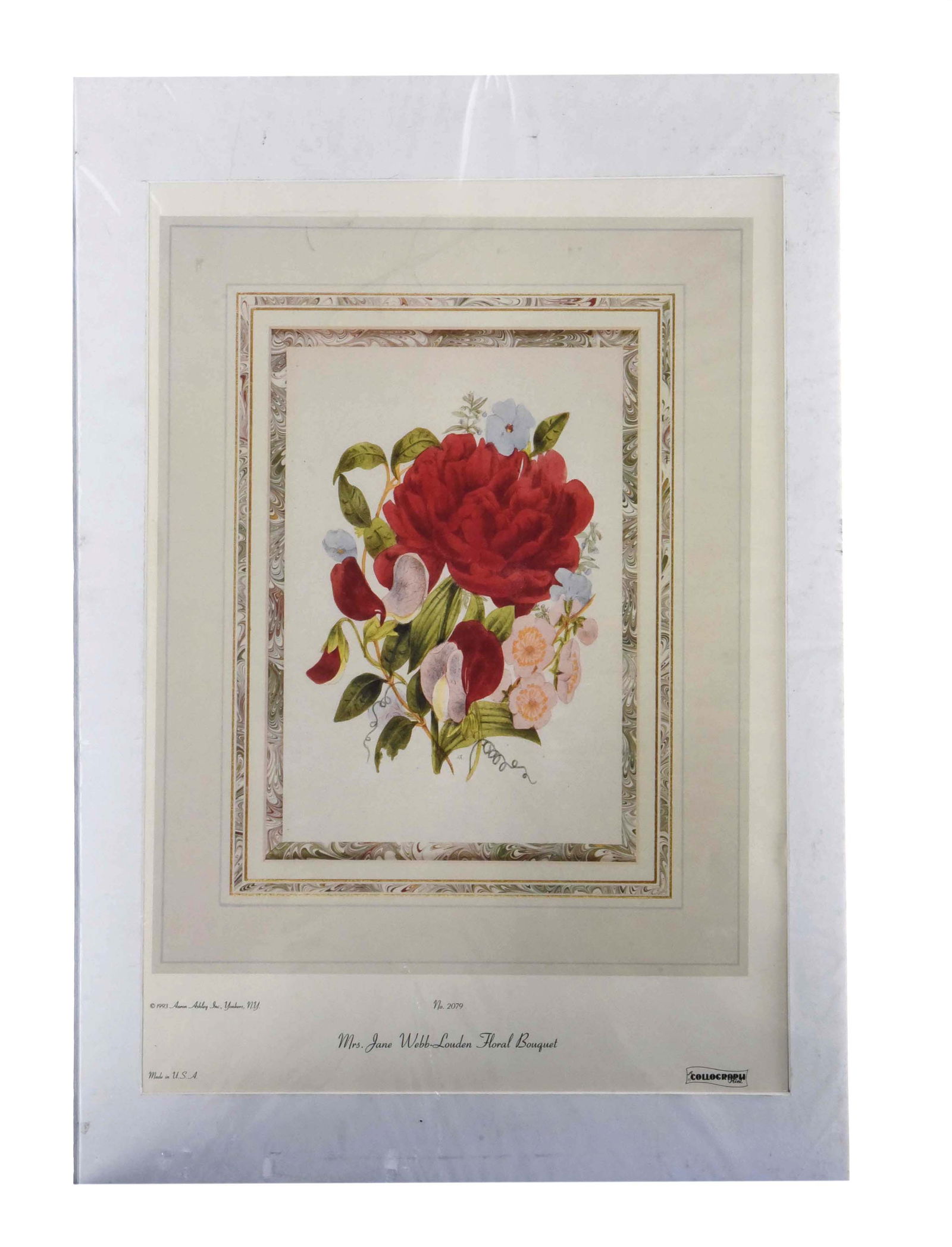 Mrs. J.W. Loudon Floral Bouquet Lithograph (1 of 1)