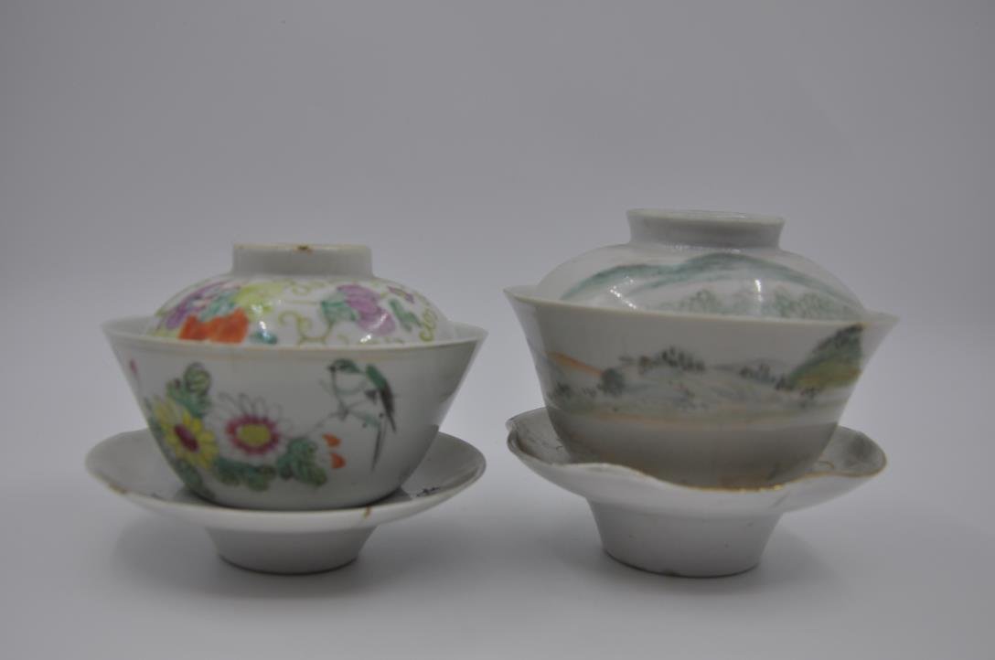 Two sets of tea bowls (1 of 5)