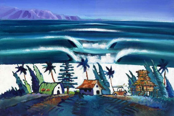 John Severson Water color “no title” John Severson Water color “no title”（John Severson Oil