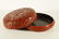 A Rare Red Carved Lacquer 'Flower' Round Box - 3