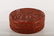 A Fine Red Carved Lacquer 'Figure' Round Box
