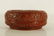 A Rare Red Carved Lacquer Round Box - 6