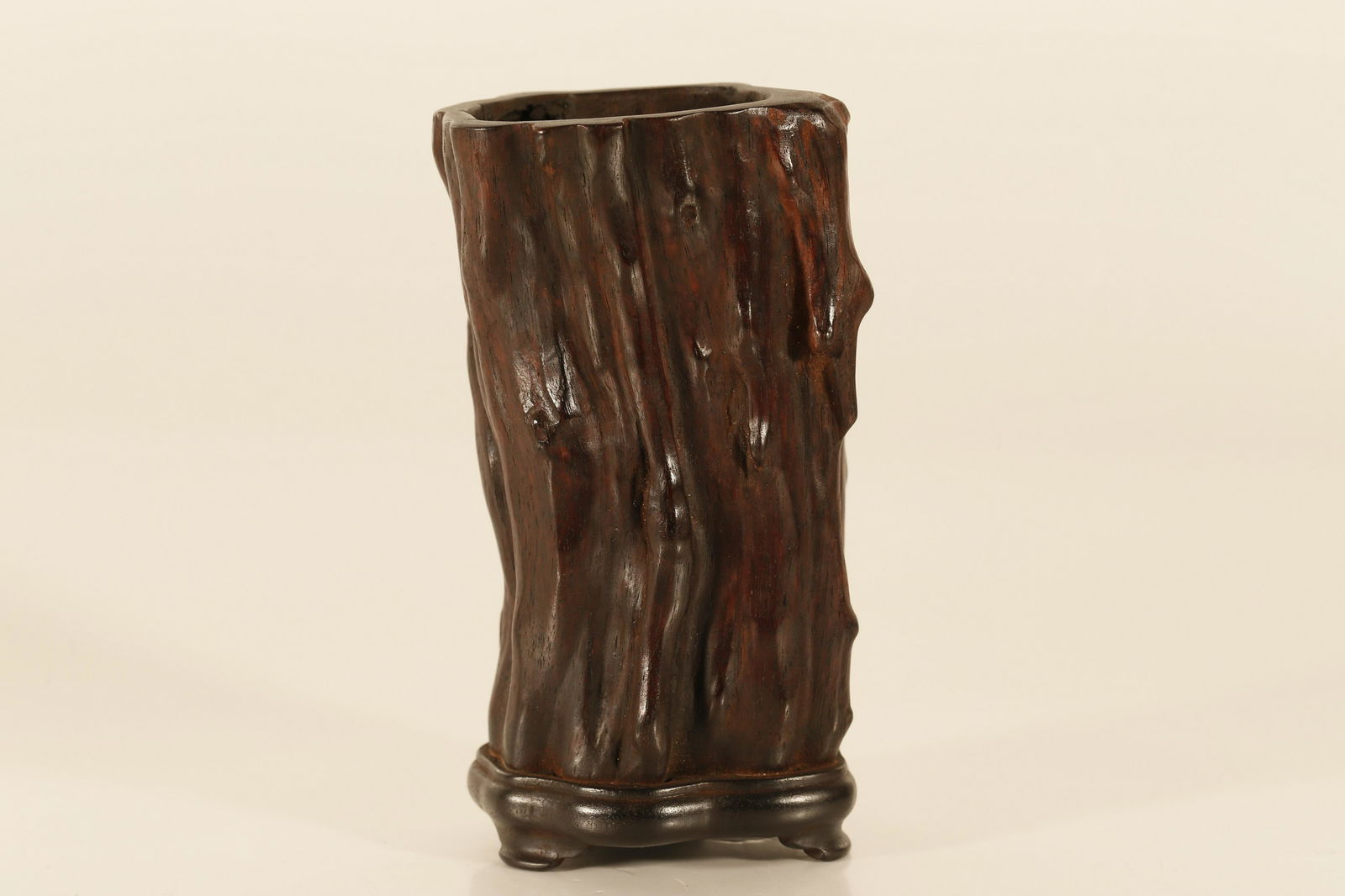 A Sandalwood Brush Pot in the Original Shape (1 of 7)