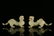 A Pair of Fine White Jade Ornaments