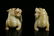 A Pair of Fine White Jade Ornaments - 2