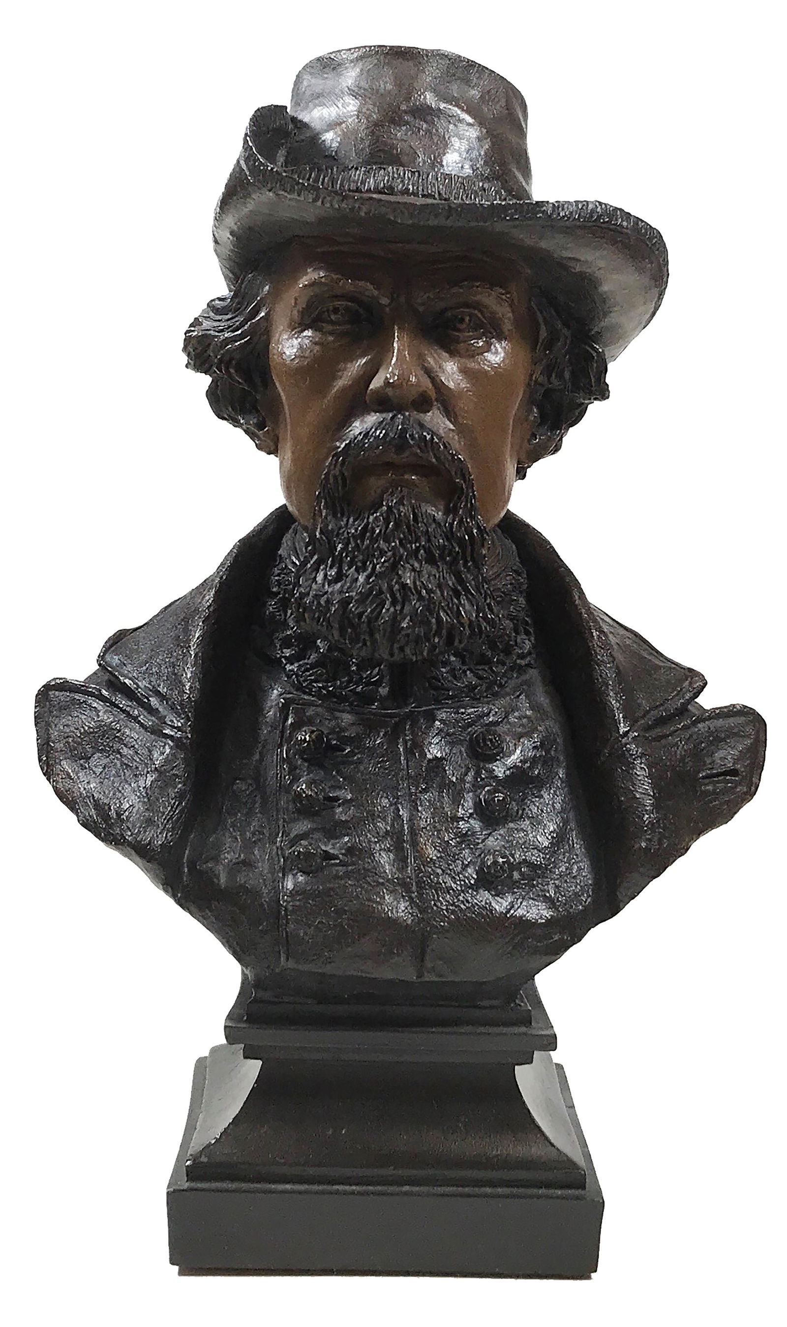 Nathan Bedford Forrest Civil War Cold Cast Bronze Bust: Ron Tunison Cold Cast Bronze Bust of Civil War Confederate Cavalry General Nathan Bedford Forrest. Number 52/350 The bust and felt bottom are in excellent condition This is from the Men they Followed