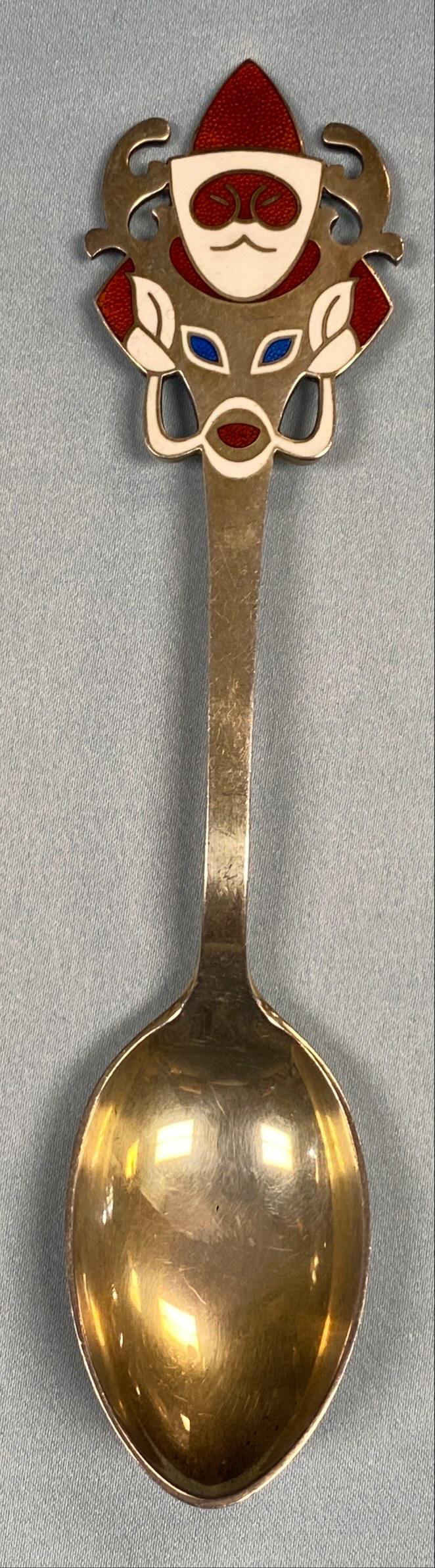 1952 Christmas Themed Spoon Sterling Silver (1 of 2)