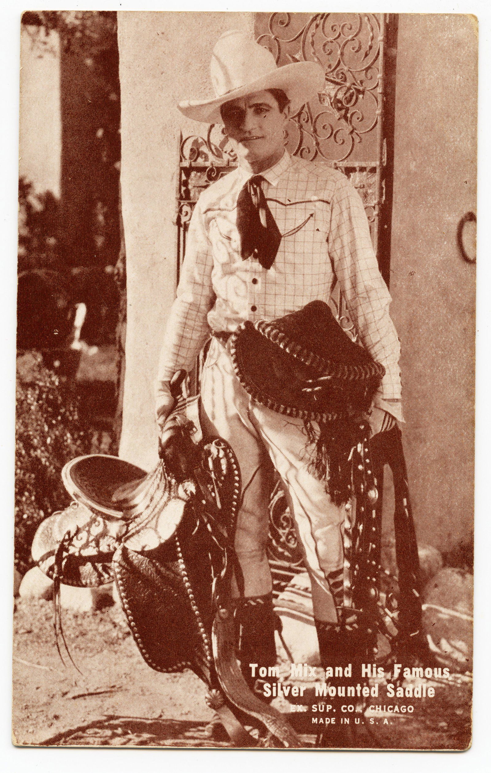 Tom Mix and His Famous Silver Mounted Saddle (1 of 3)