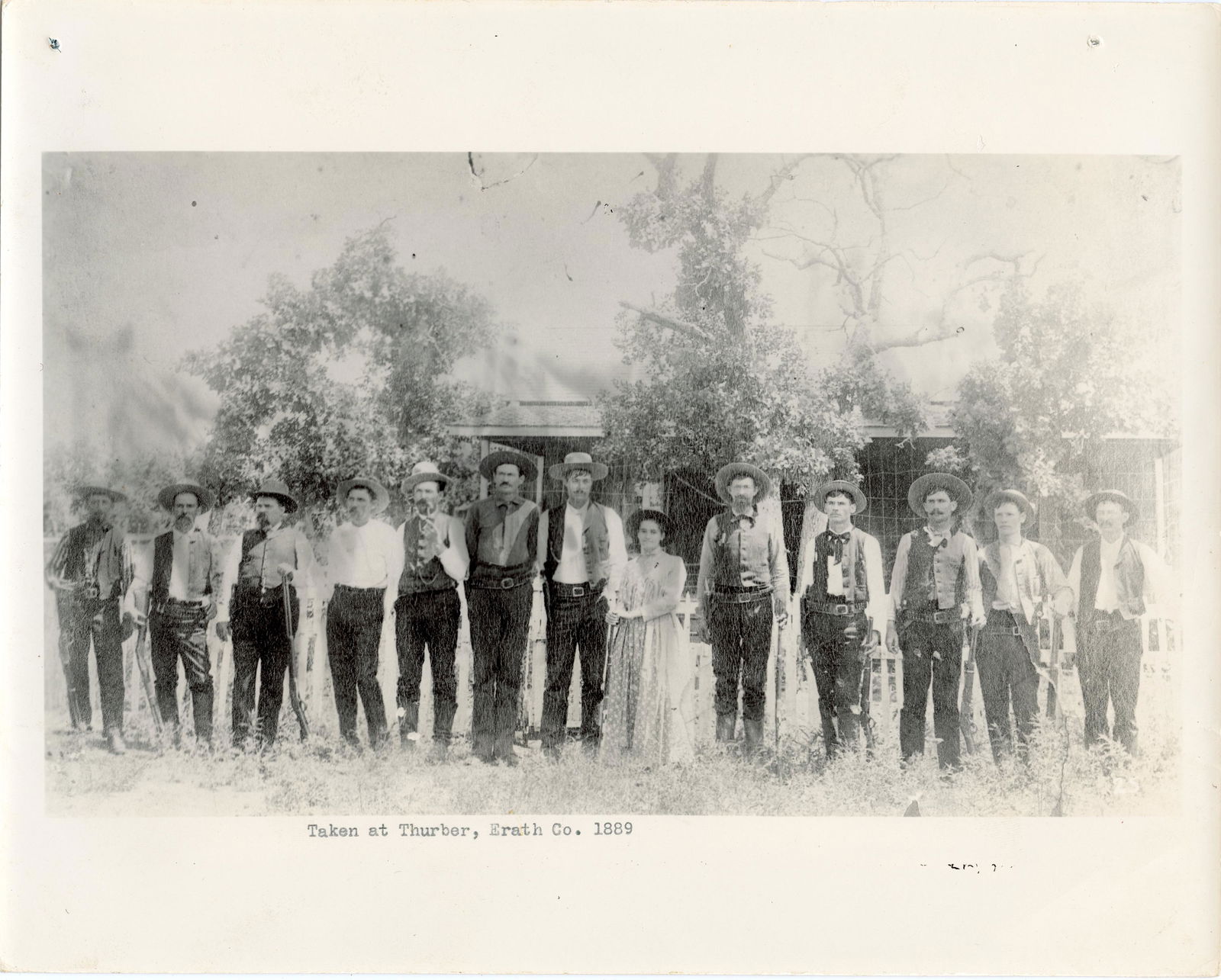 Photograph of Texas Rangers at Thurber Erath Co. (1 of 2)