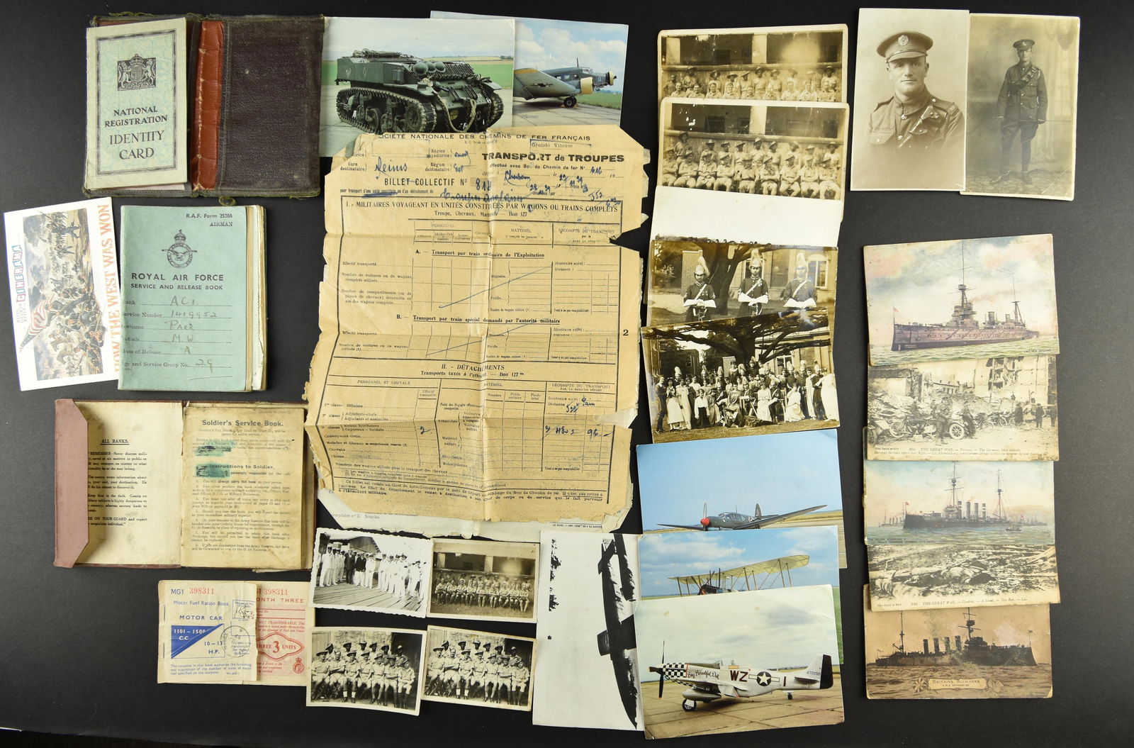 WW 2 postcards and war related ephemera collection (1 of 7)