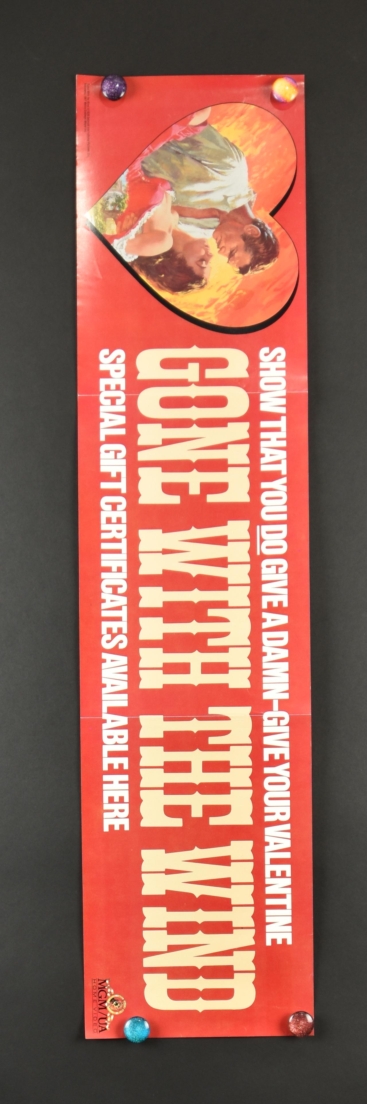 Gone With The Wind 1967 Valentines Day Promo Poster (1 of 2)