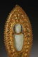ANCIENT CHINESE HETIAN JADE BUDDHA STATUE IN GILT - 6