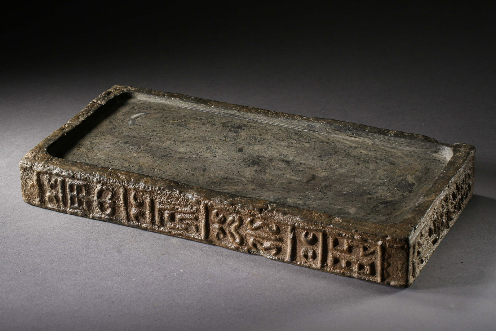 EASTERN HAN DYNASTY, ANCIENT BRICK TEA TRAY: EASTERN HAN DYNASTY, ANCIENT BRICK TEA TRAY