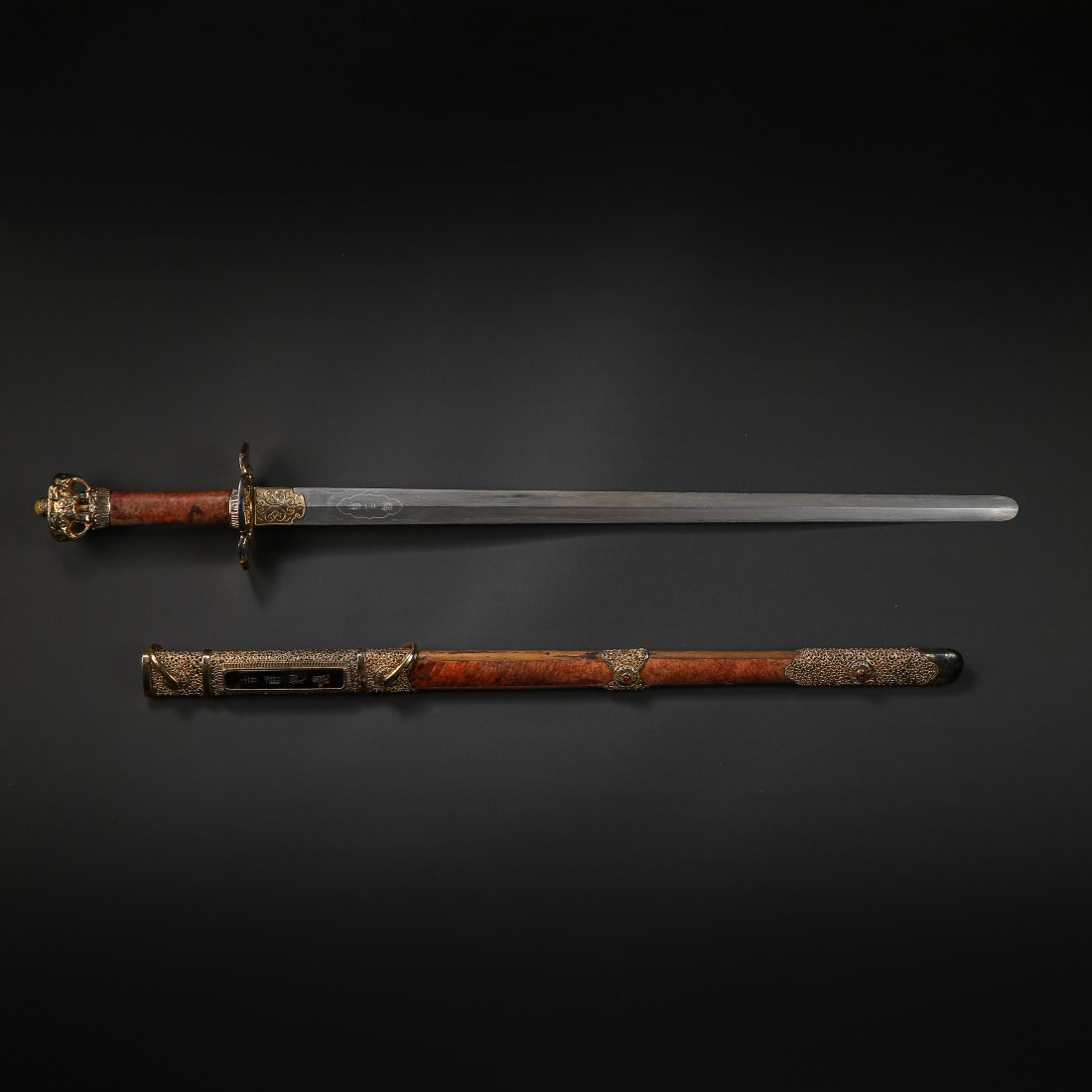 QING DYNASTY, CHINA CHINESE SWORD (1 of 12)
