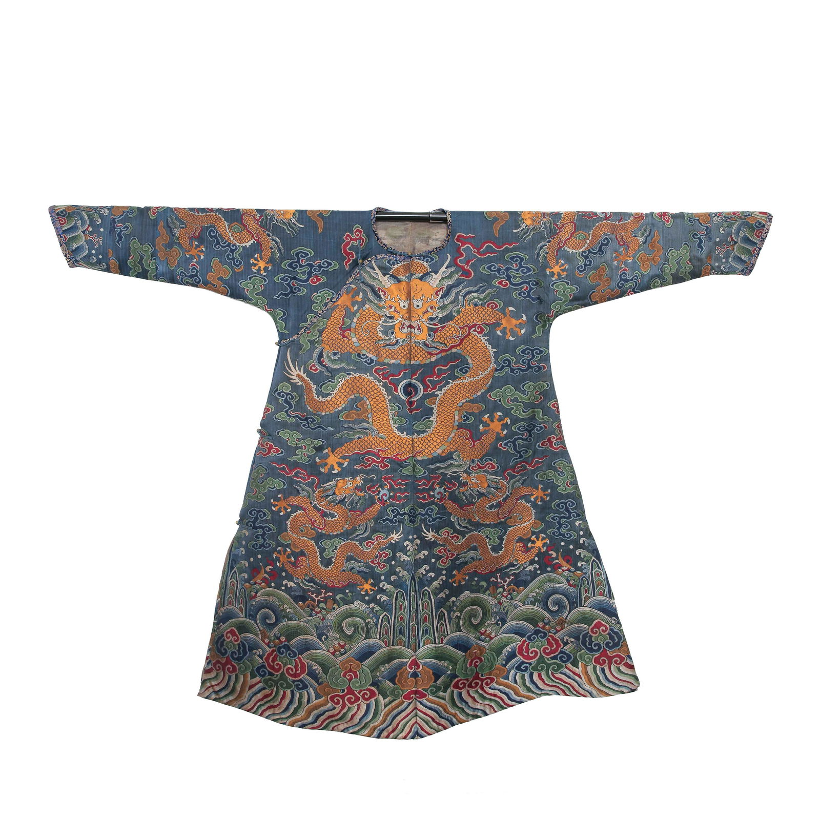 BROCADE DRAGON ROBE, QING DYNASTY, CHINA (1 of 7)
