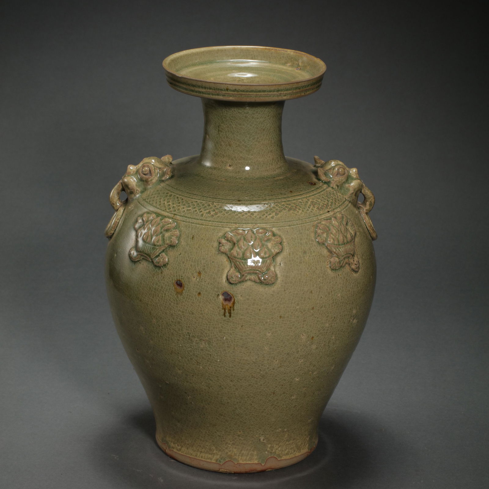 THE FIRST CELADON GLAZED VASE, SUI DYNASTY, CHINA (1 of 9)