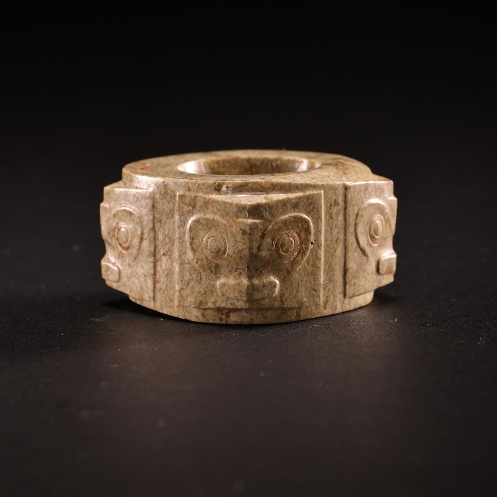 CHINESE HETIAN JADE CONG, LIANGZHU CULTURE (1 of 8)