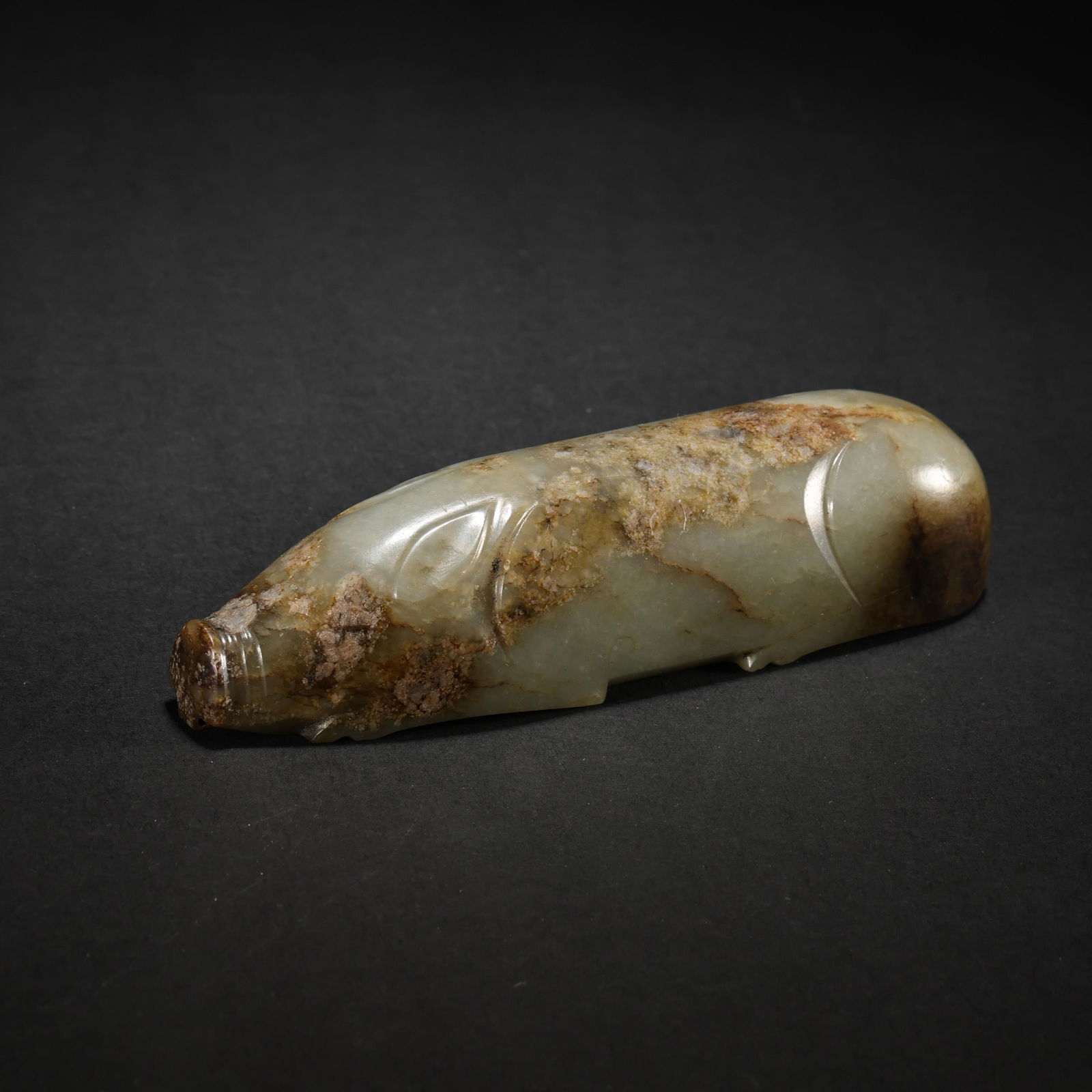 HAN DYNASTY, CHINESE HETIAN JADE PIG (1 of 11)
