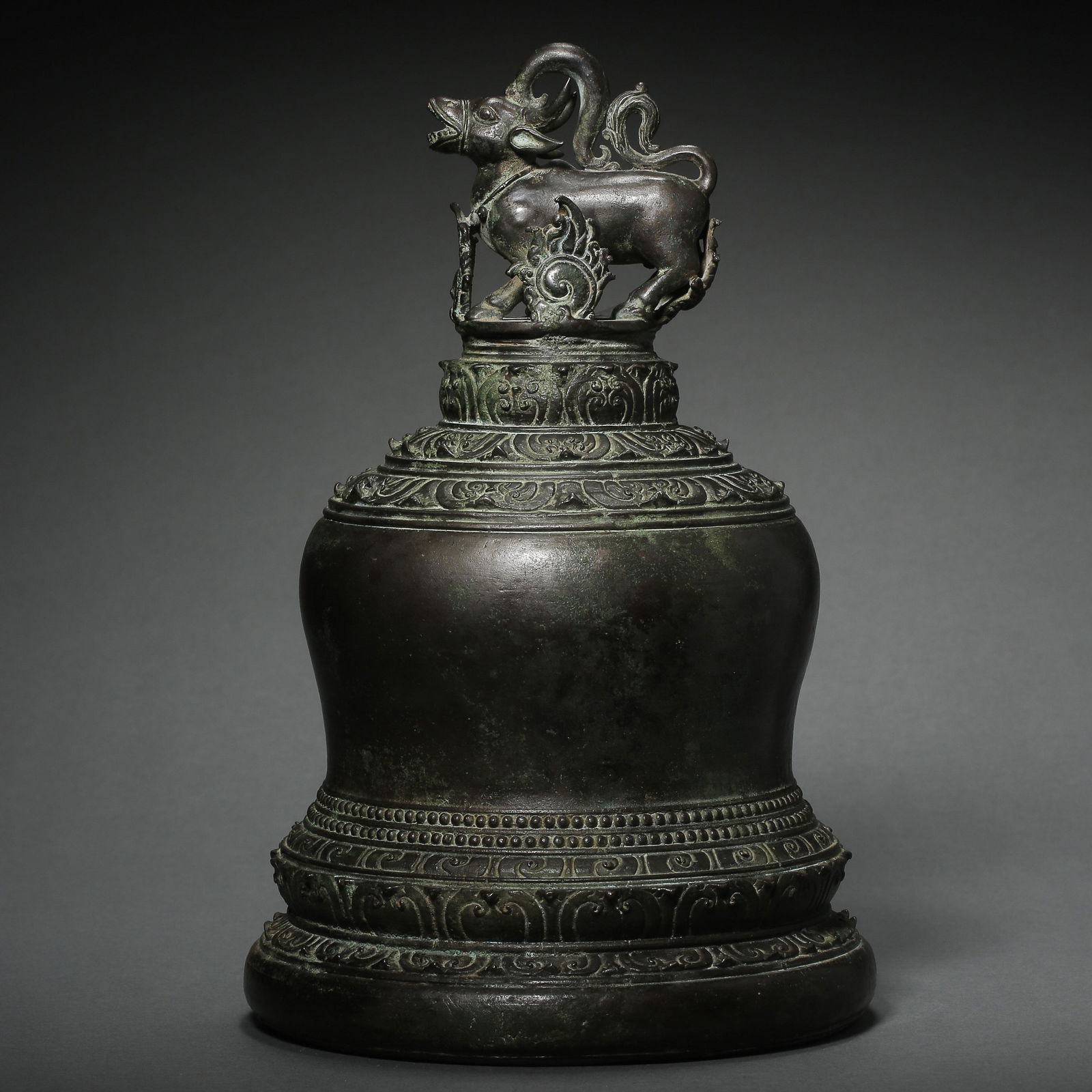 ANCIENT INDIAN BRONZE BUDDHIST TALISMAN (1 of 10)