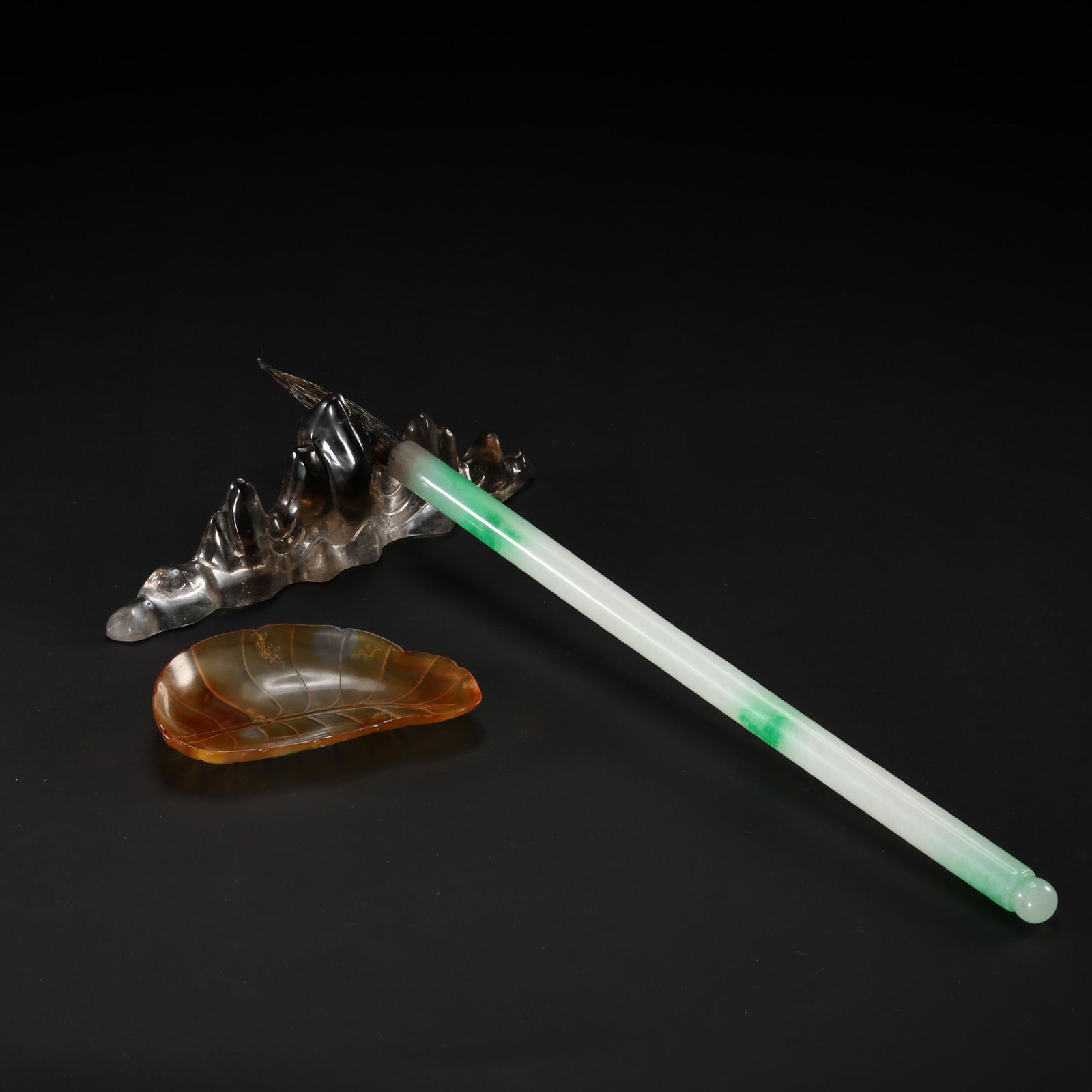 QING DYNASTY, CHINESE JADE STATIONERY SUPPLIES (1 of 10)