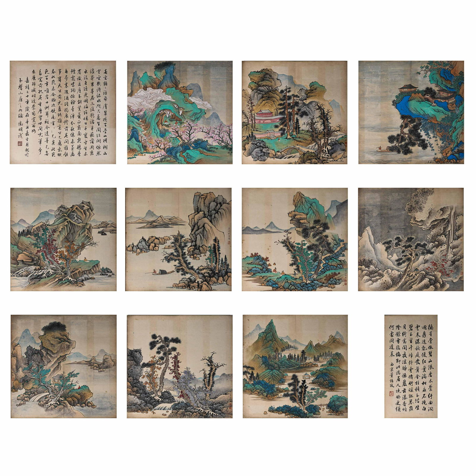 TEN POSTS OF ANCIENT CHINESE PAINTINGS AND CALLIGRAPHY (1 of 15)