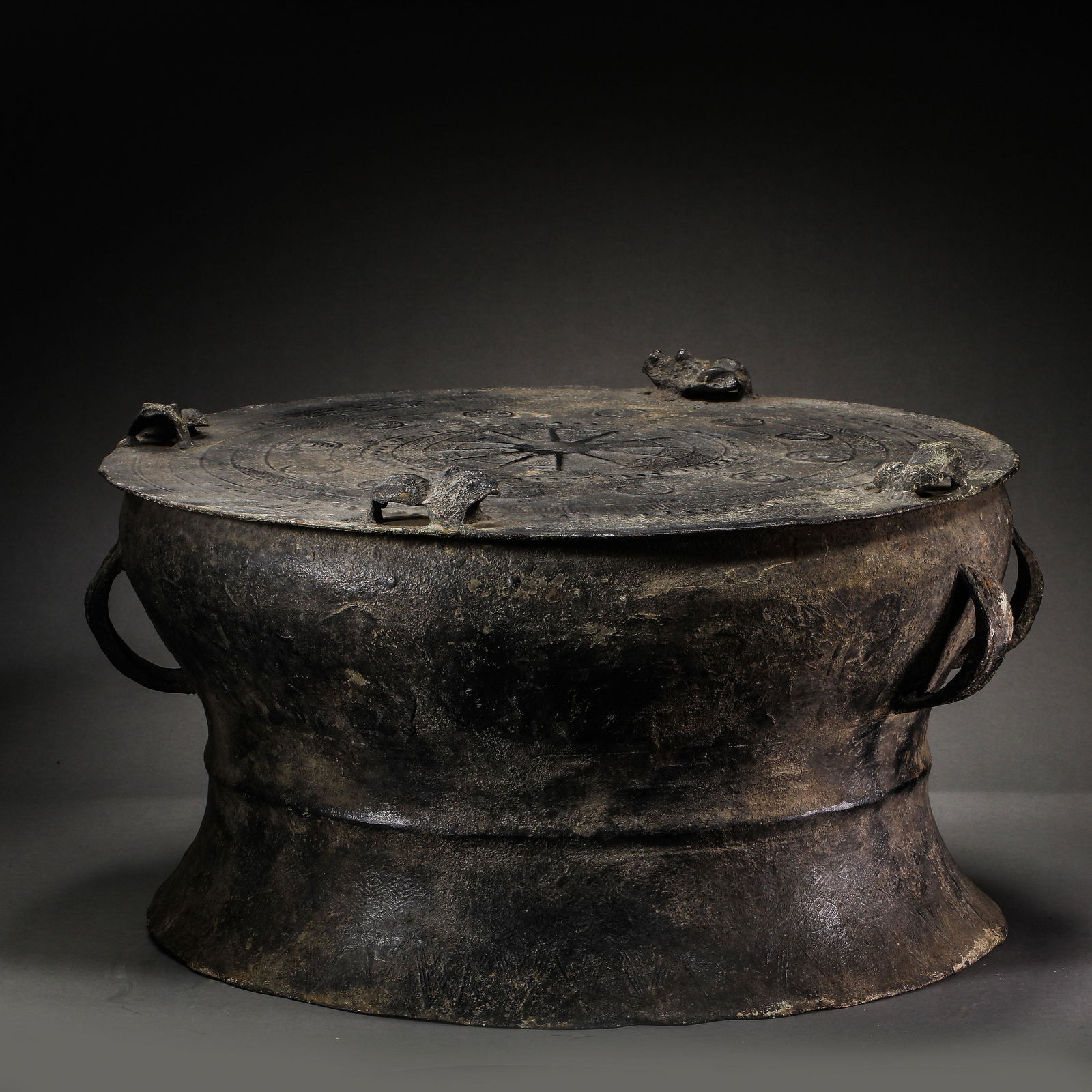 MING DYNASTY, BRONZE DRUM, CHINA (1 of 10)