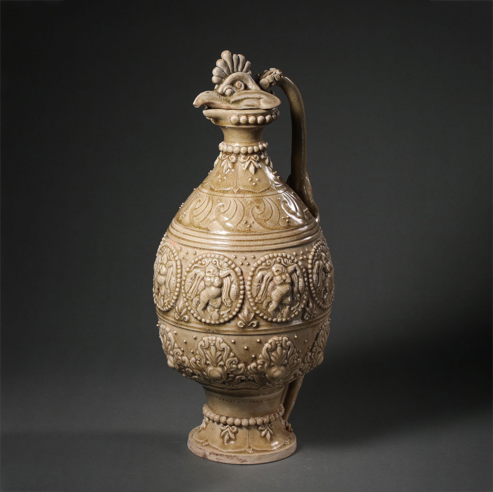 CHINESE SUI DYNASTY XIANGZHOU WARE CELADON-GLAZED WITH (1 of 14)