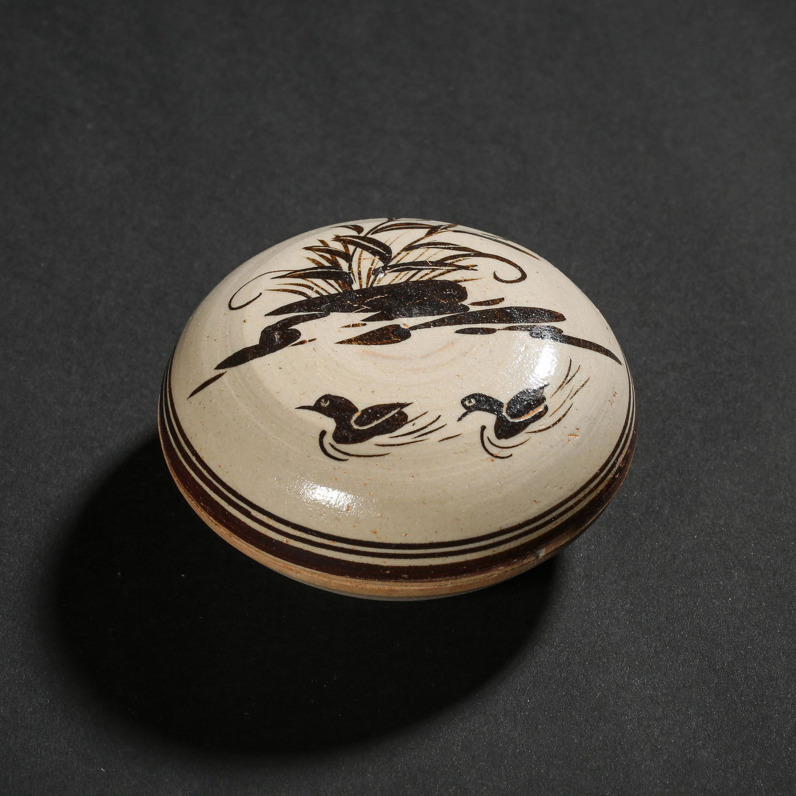 CHINESE SONG DYNASTY CIZHOU WARE WHITE GROUND BLACK (1 of 7)