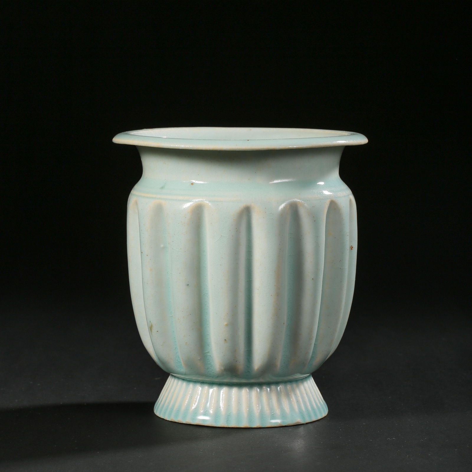 CHINESE SOUTHERN SONG HUTIAN WARE GREEN GLAZED MELON (1 of 11)