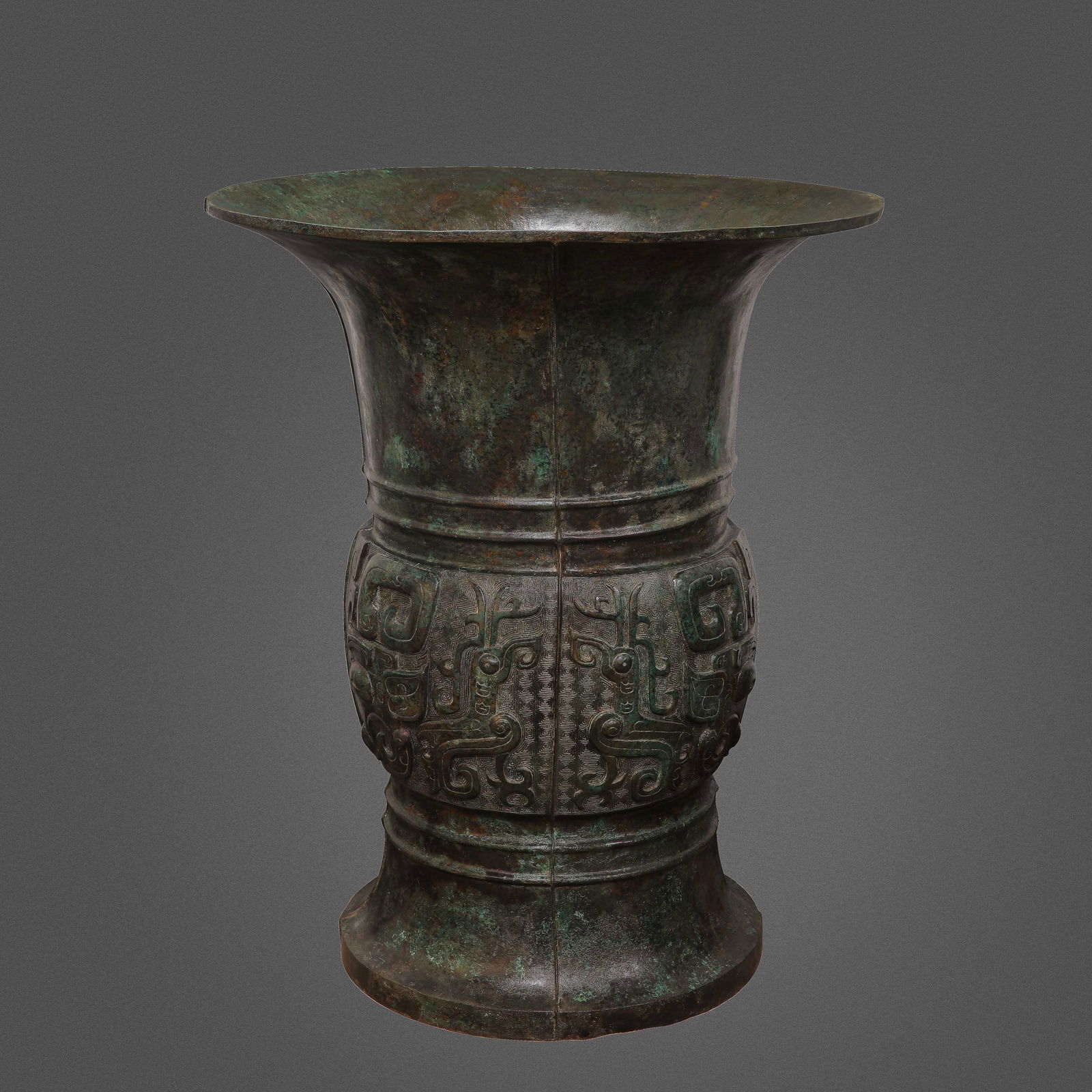 CHINESE WARRING STATES INSCRIPTION BRONZE BOTTLE (1 of 13)