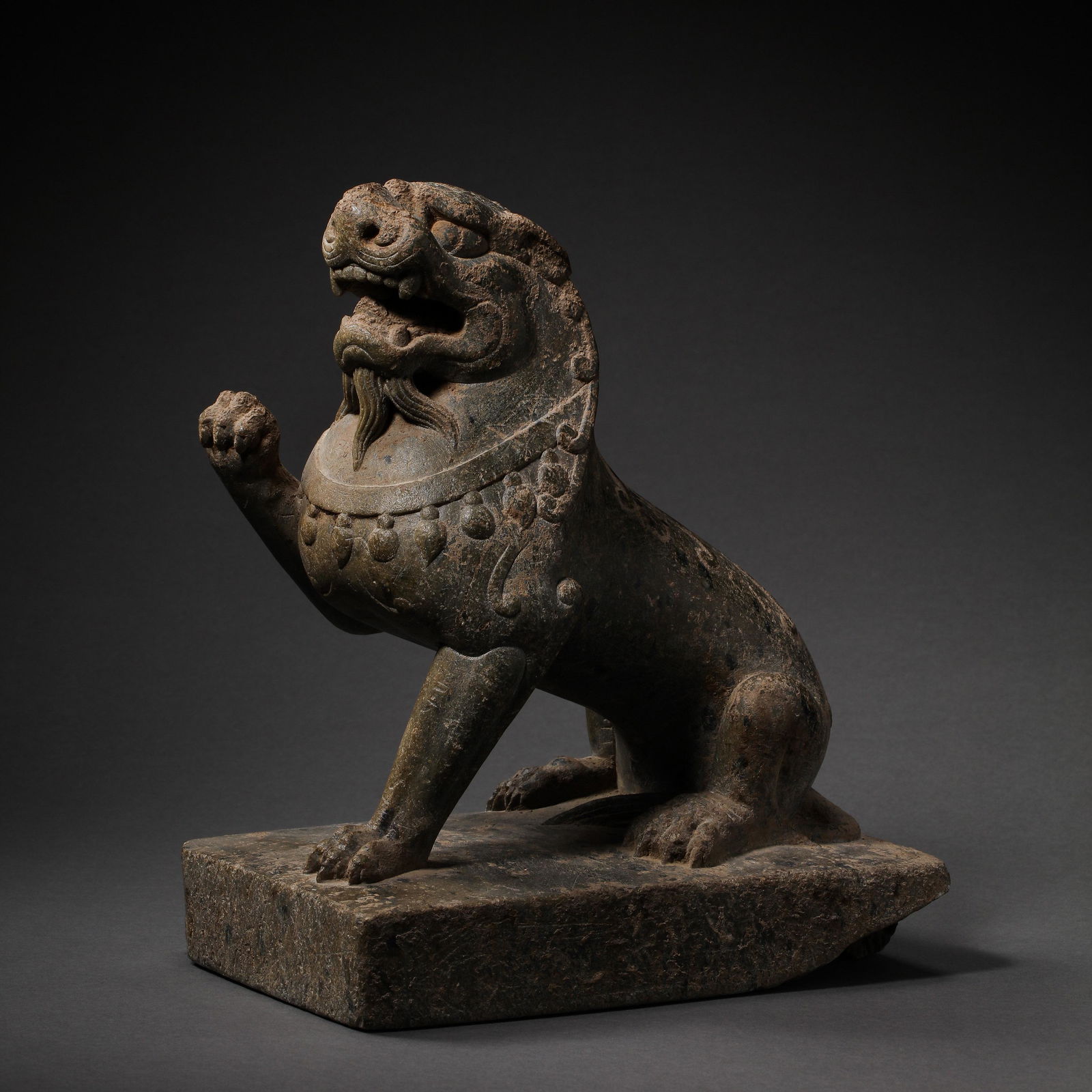 CHINESE TANG DYNASTY BLUESTONE BEAST (1 of 9)