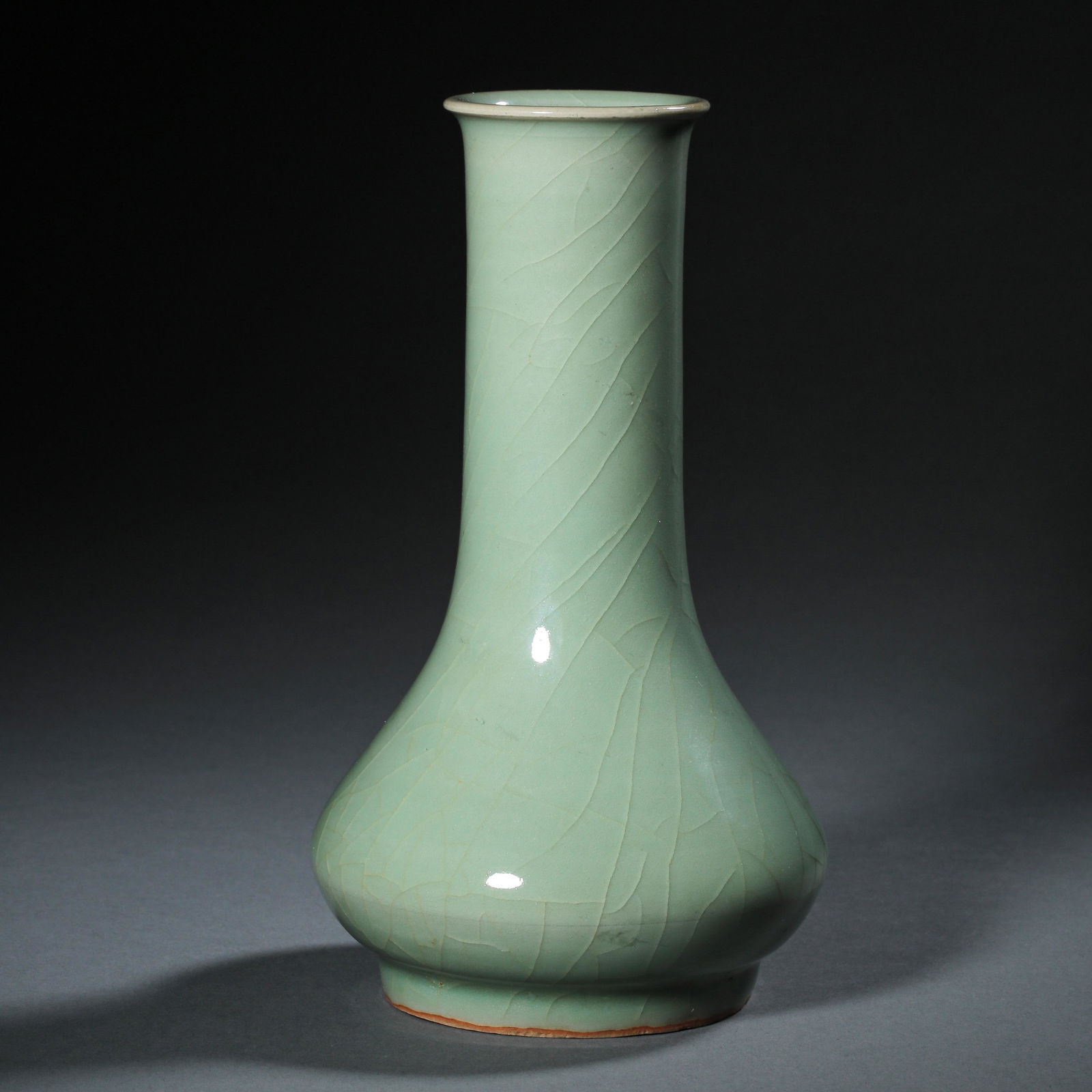 LONGQUAN CELADON GLAZED VASE, SOUTHERN SONG DYNASTY, CHINA (1 of 9)
