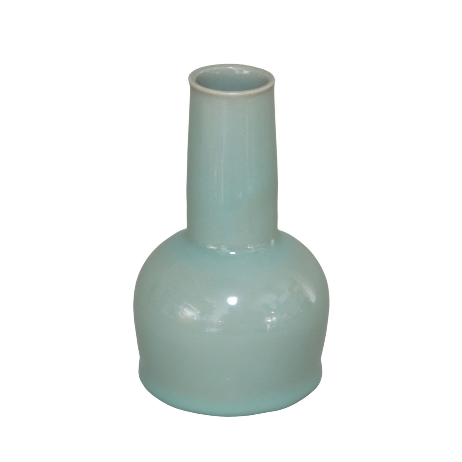 12TH-13TH CENTURY SOUTHERN SONG DYNASTY LONGQUAN WARE BEAN GREEN GLAZE RATTLE BOTTLE (1 of 7)