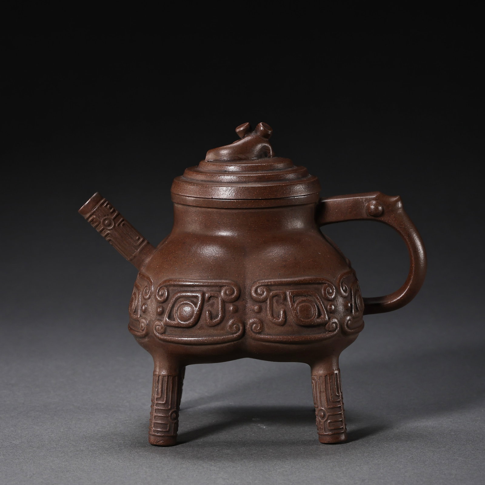 ANCIENT FAMOUS PURPLE CLAY POT (1 of 9)