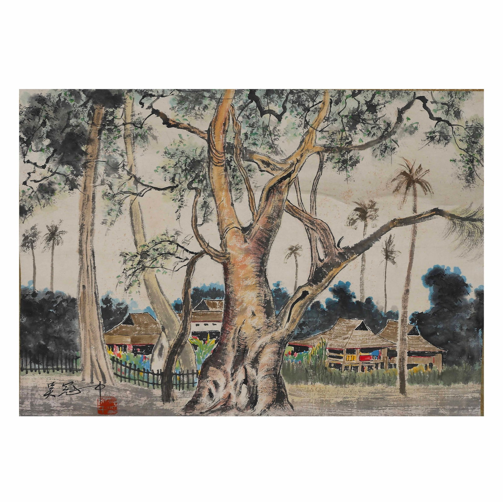 Landscape—Wu Guanzhong (1919-2010) (1 of 5)