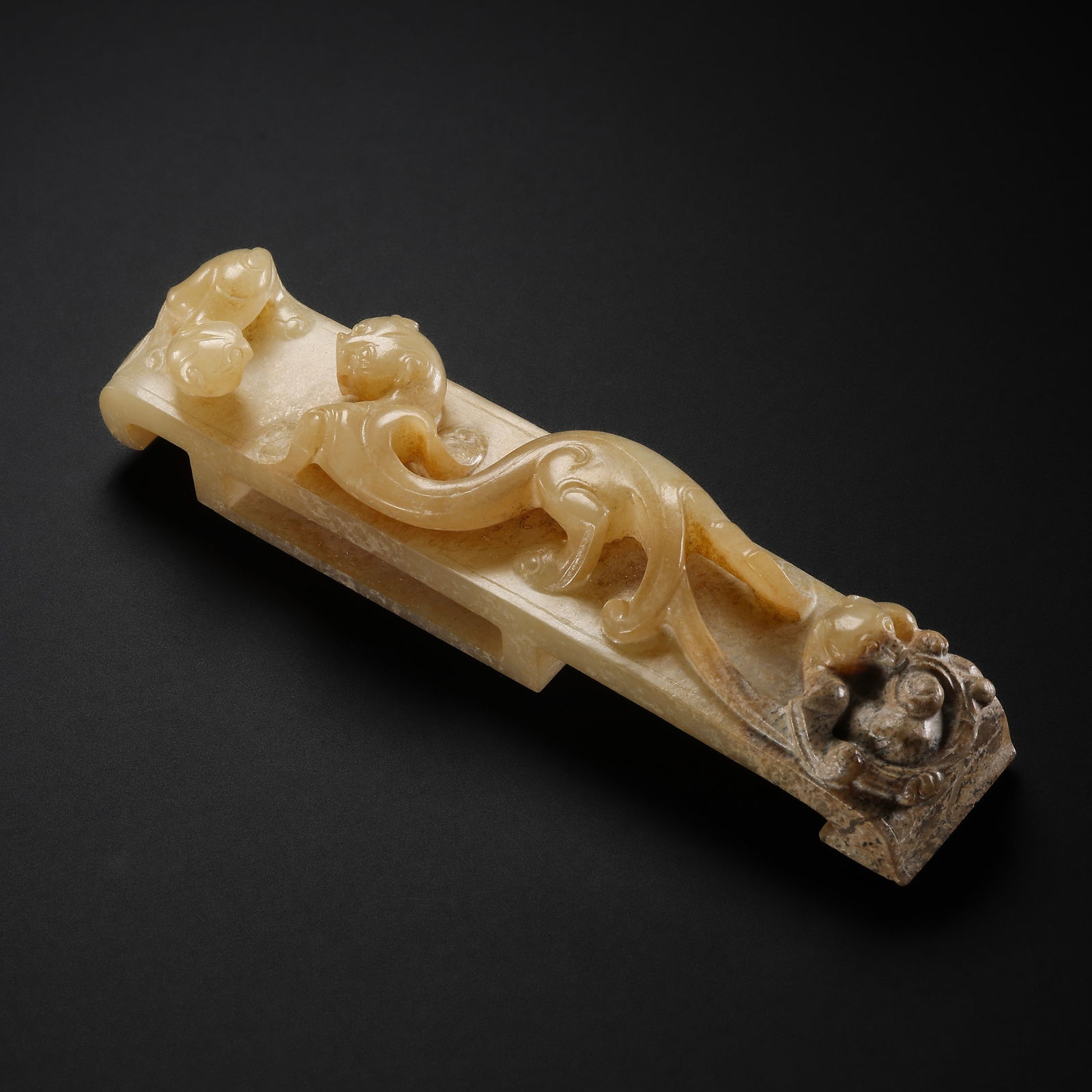 Hetian Jade Sword Ornament During the Warring States Period in China (1 of 14)