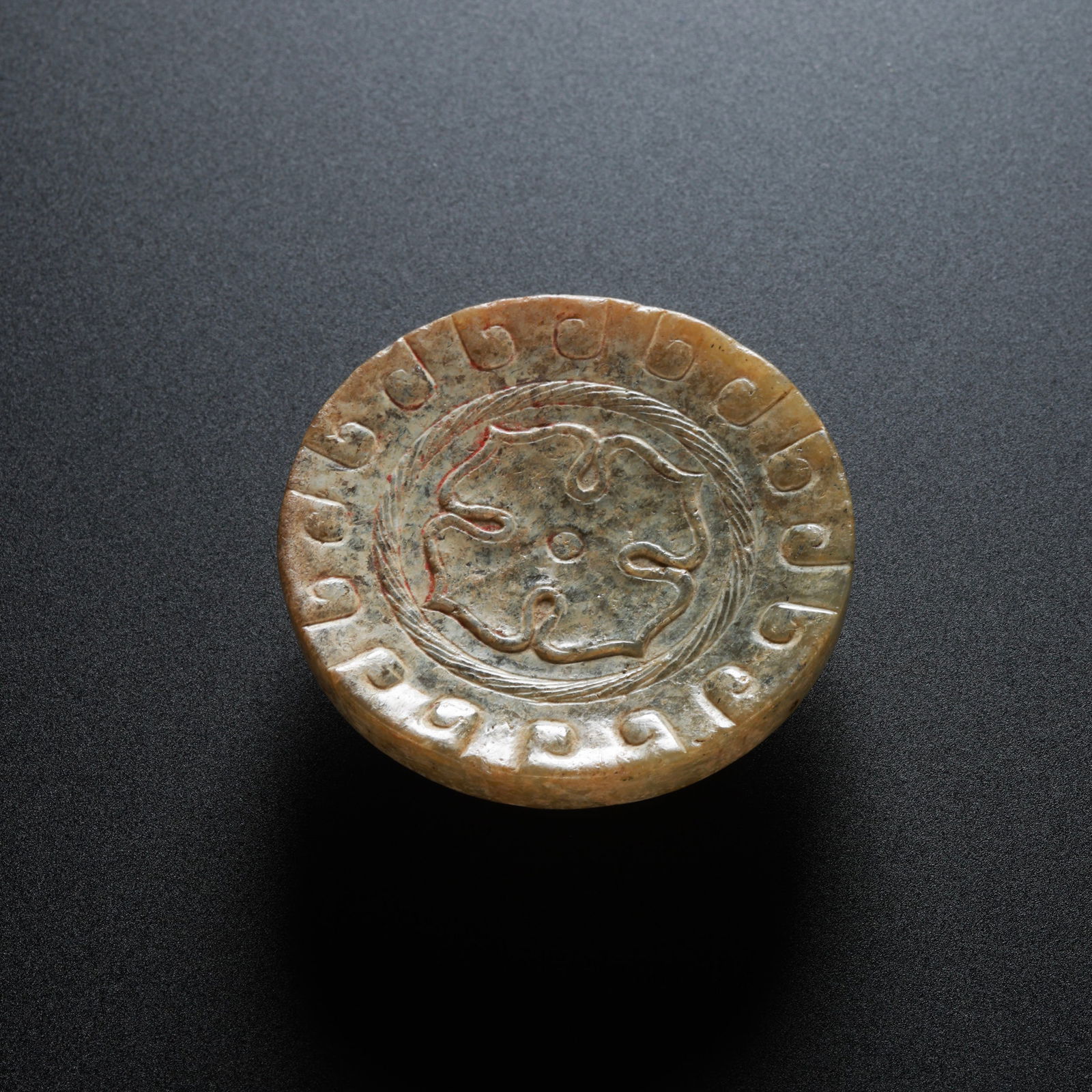 Hetian Jade Sword Ornament of Han Dynasty in China (1 of 7)