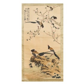 Flowers and Birds by Zhang Daqian