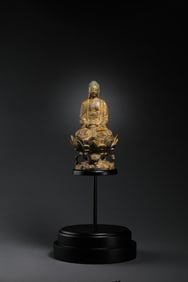 Gilded bronze Buddha statue, Liao Dynasty, China