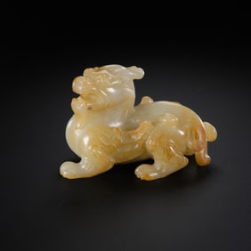 Chinese Han Dynasty jade beasts