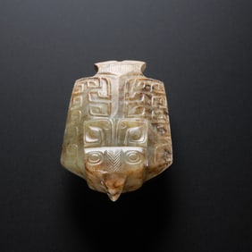 Chinese Western Zhou Dynasty jade owl