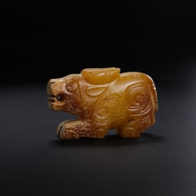 Chinese Western Zhou Dynasty jade ox