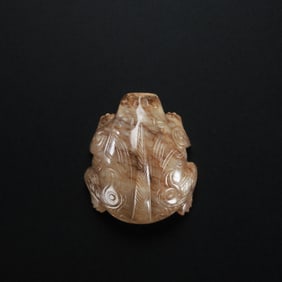 Chinese Western Zhou Dynasty jade pig