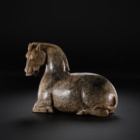 Chinese Han Dynasty jade horse