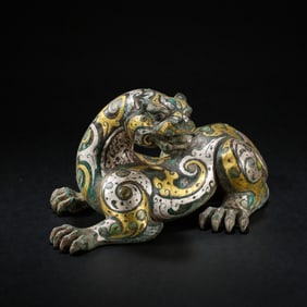 Bronze beasts from the Warring States Period, China
