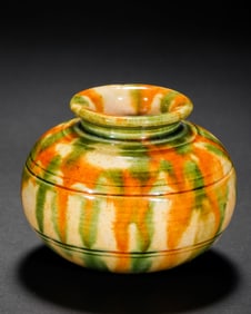 Chinese three-color pot, Tang Dynasty