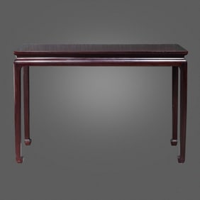 Chinese Qing Dynasty mahogany long table